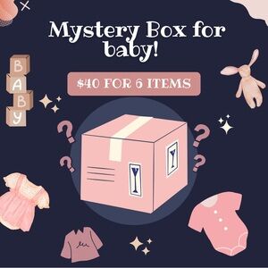 Baby items mystery box! 6 items!